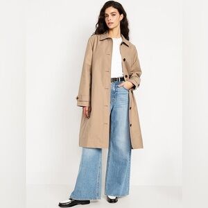 NWT! Old Navy Oversized Water-Resistant Mac Coat - Size XL
